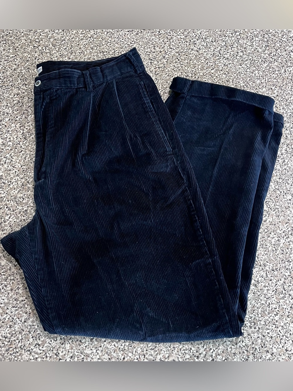 Vintage Geoffrey Beene Corduroy Navy Blue Relaxed Fit Y2K 90’s Cotton Mens 40x32